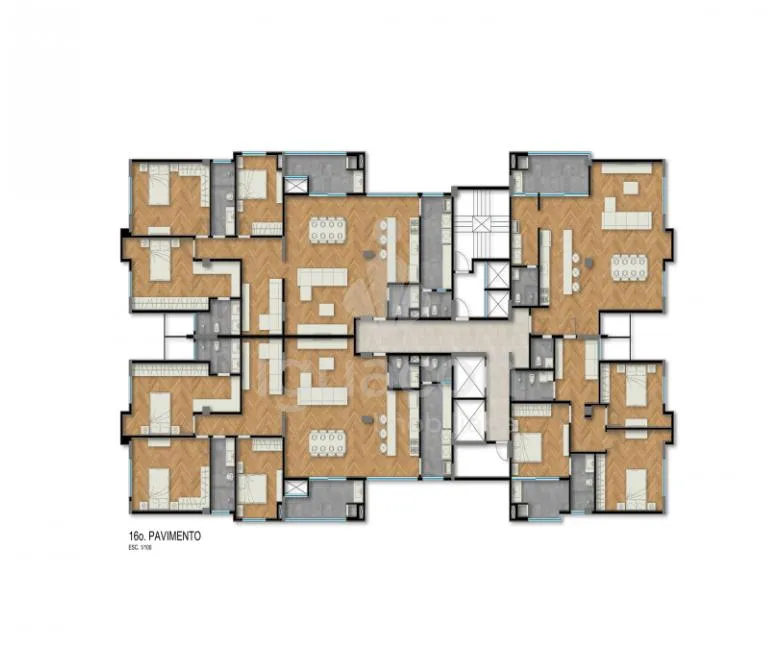 Apartamento 1 quartos em Jardim Tarobá, Foz do Iguacu, foto 2