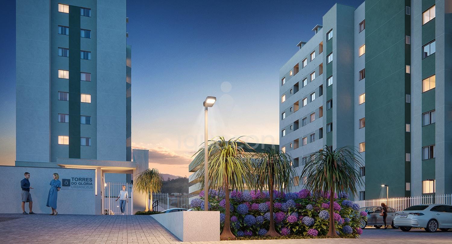 Apartamento de 02 Dormitórios e Sacada no Torres do Glória UrbanClub no Joinville — foto 1